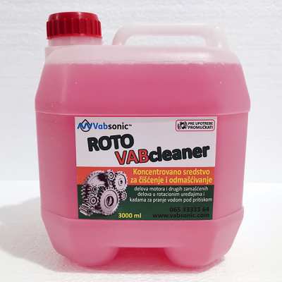 ROTO VABcleaner za čišćenje i odmašćivanje delova motora  u rotacionim uređajima i kadama za pranje vodom pod pritiskom<
